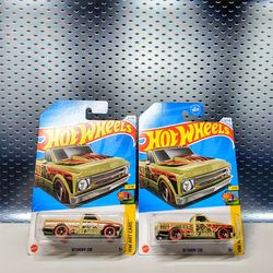 Hot Wheels ‘67 CHEVY C10 HW ART CARS 2/10 $8 Each