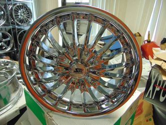 4 Brand New 18X8.5 Chrome Rims 5X139.7 5X5.5 Dodge Ram 1500  +18MM Offset