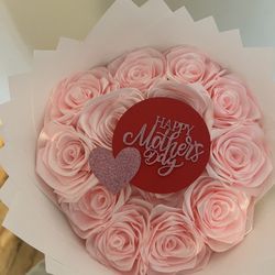 14 Pink Roses Mother's Day Flower Bouquet 