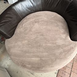 Faux Leather Loveseat
