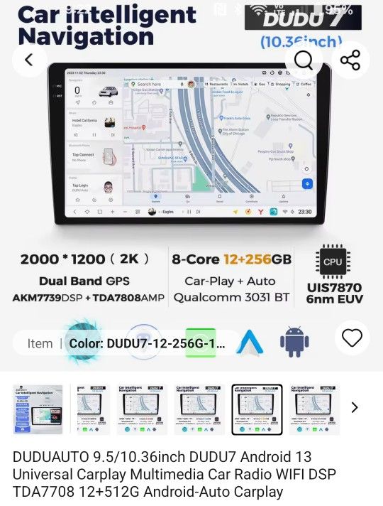 Android Head unit Dudu7