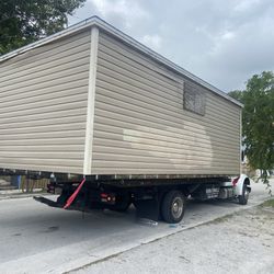 Shed relocated ,, Movemo Casita De Patio Container Rv 