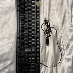 Mechanical Gaming Keyboard W RGB back-lit Keys 