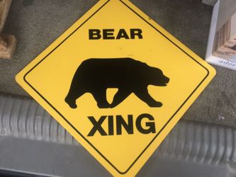 Bear sign