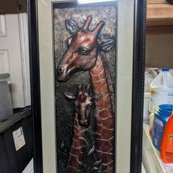 Giraffe Art Frame 