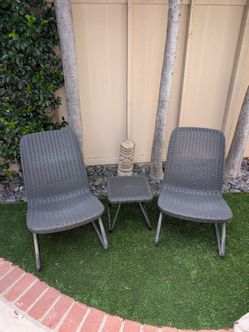Patio Chairs & Side Table