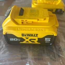 DeWalt Battery 20V.  5AH