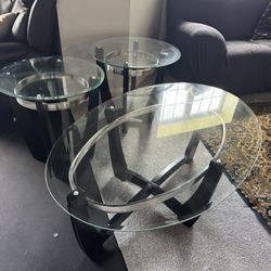 3-piece coffee and end table set