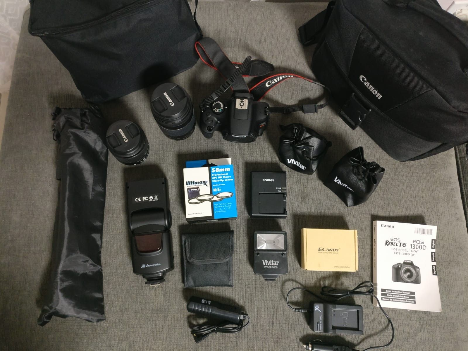 canon t6 full professional set