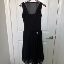 EVAN- PICONE DRESS SLEEVELESS BLACK DRESS SIZE 4