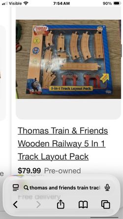 Thomas & Friends Wooden Railway 5-in-1 Track Layout Pack