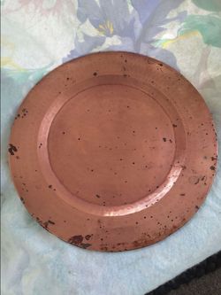 COPPER CHARGER PLATE