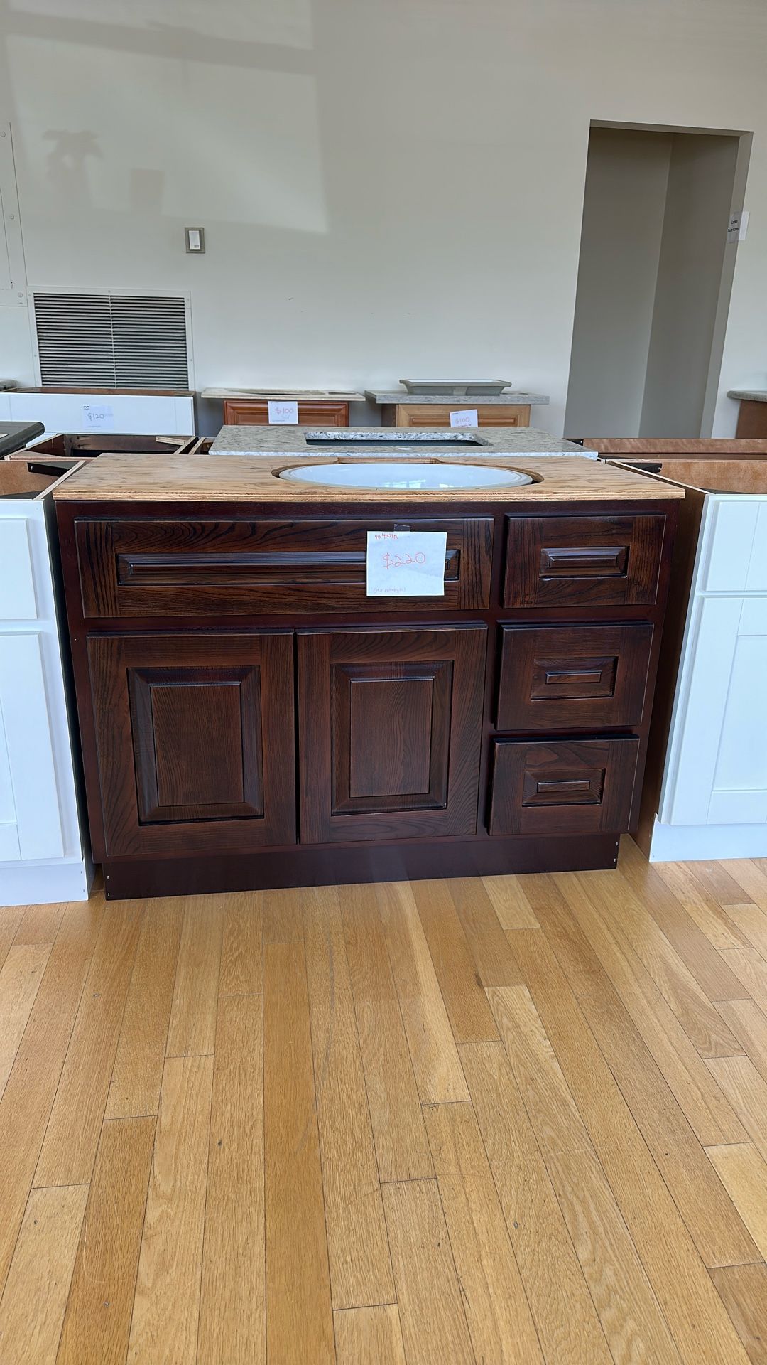 New 42” Ashwood Chocolate Vanity