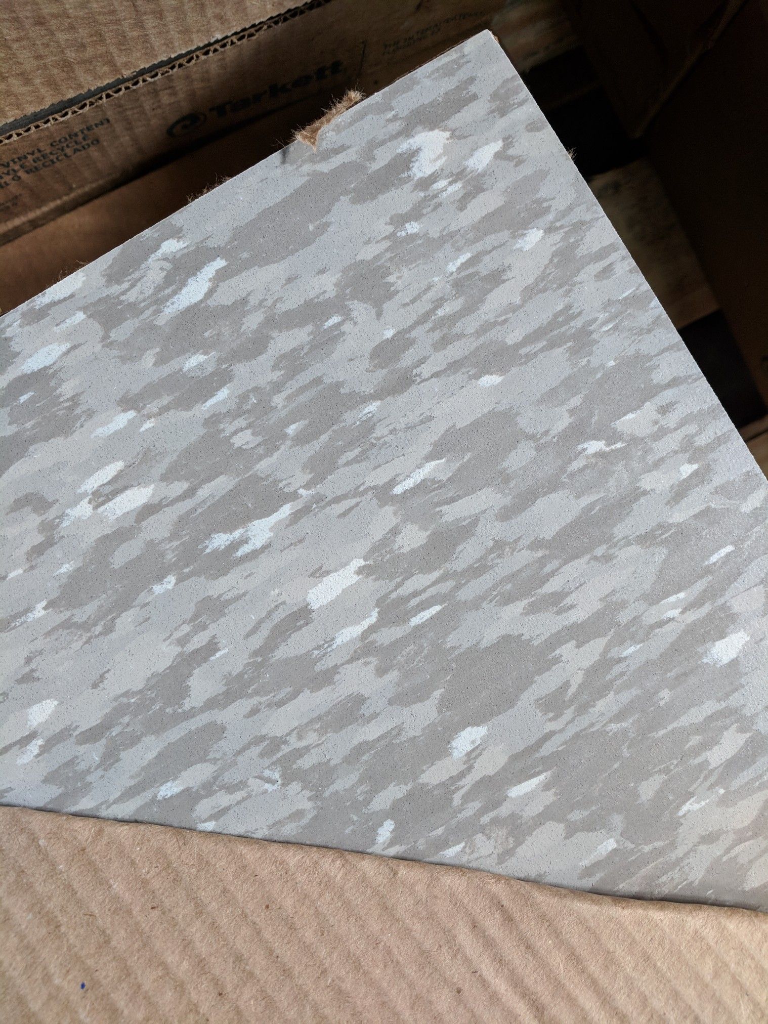 Vinyl floor tile Tarkett Azrock VCT 12x12
