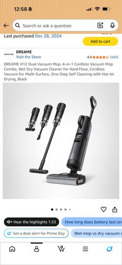 Wet vac