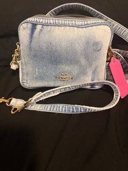 Coach Denim Crossbody Bag