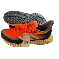 adidas 4DFWD 2 Orange & Blue Running Sneakers Shoes GY8421 Size 10