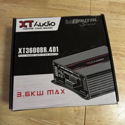 Xt Audio 3600x4 1 Ohm 