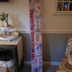 Handmade Outdoor Bills Sign