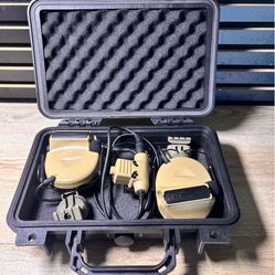 WADSN C2 II Hunting Shooting Headset C2 ARC Fast Helmet Earphone Softair NO Pickup Noise Cancelling Headphone+PTT