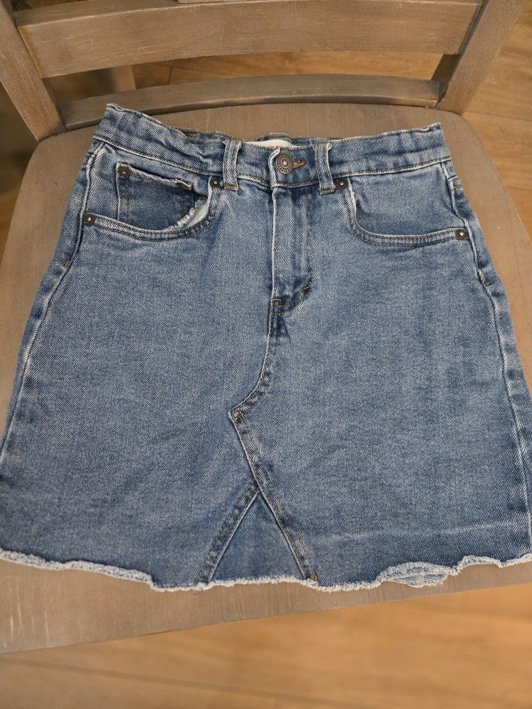 Levi's High Rise Skirt Size 10 Girls