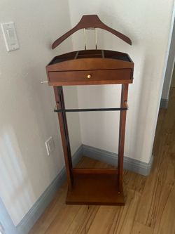 Wood Suit Rack
