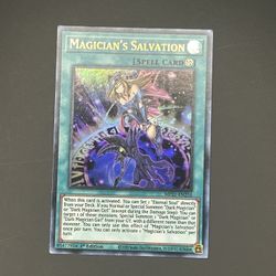 Yugioh! Magicians Salvation Spell Card UR