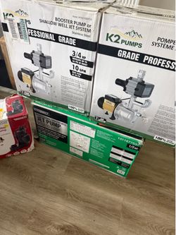 Sump pump , utility pump, waterfall pump, 45 Variety of pumps
