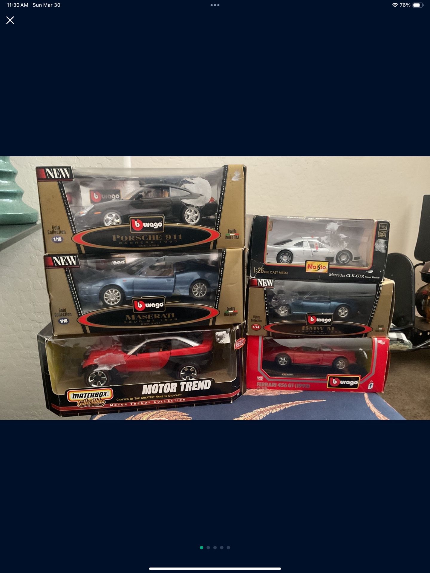 6 Car Collection New In. Ox