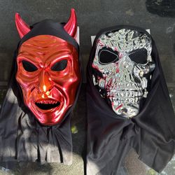 Metalic Halloween mask. ($5 Each)