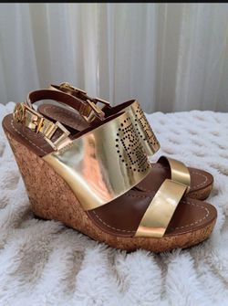 Tory Burch Gold Shoes