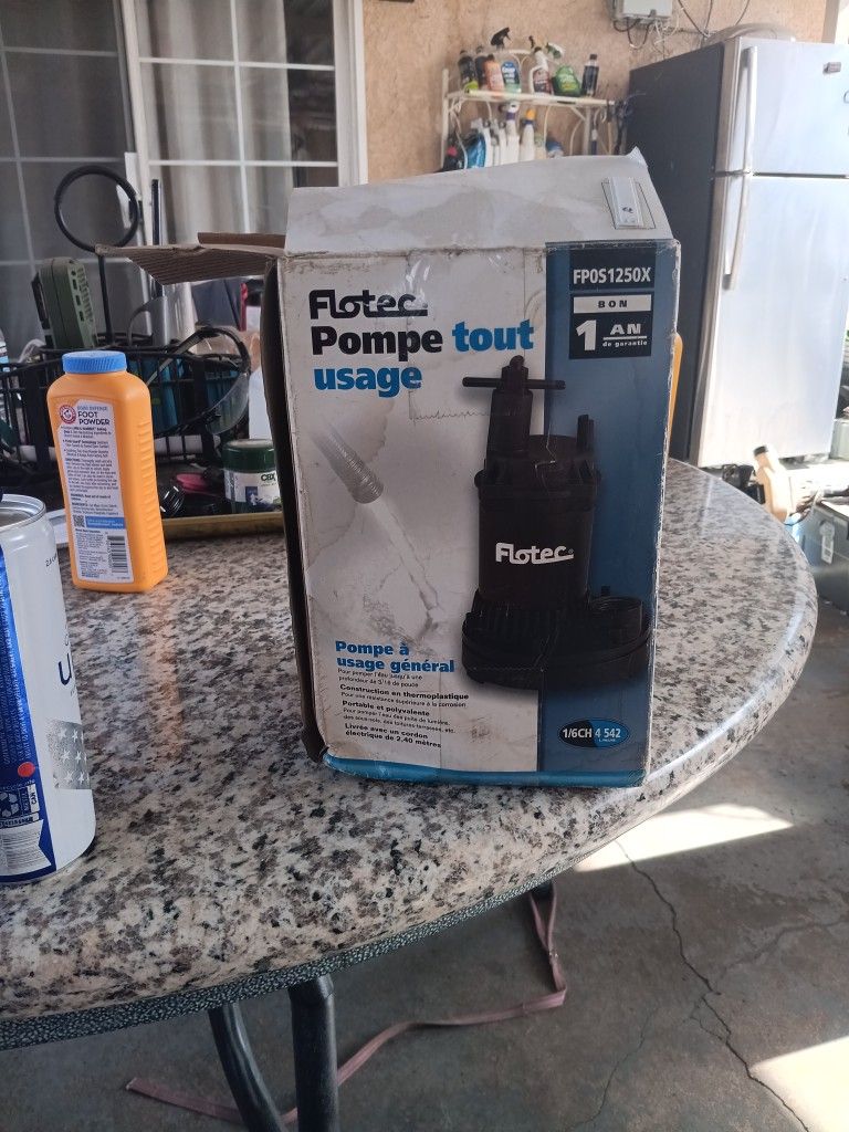 Flotec Utility Pump New Never Been Used