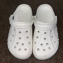 White Adult Baya Clog Crocs