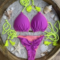 Guava Colada Reversible Bikini 