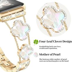 Sparkle Dressy Metal Strap for iWatch Series 11/10/9/8/7/6/5/4/SE 3/2/1