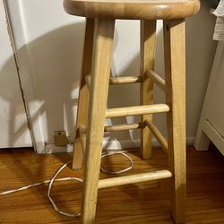 Wooden stool