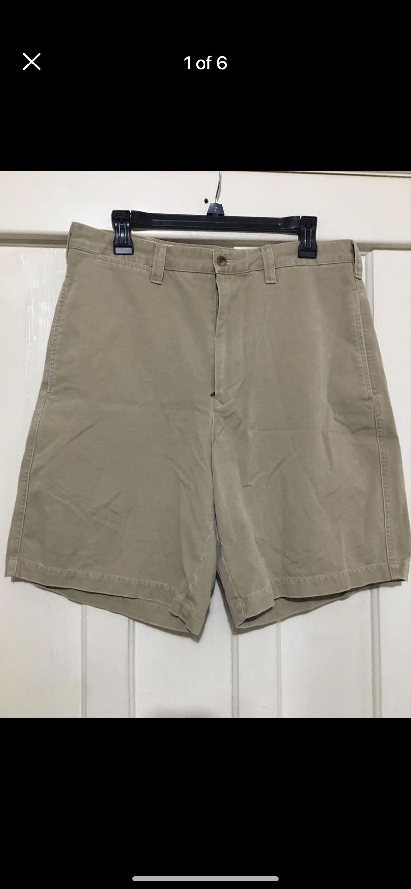 Banana republic men’s khaki shorts size 32