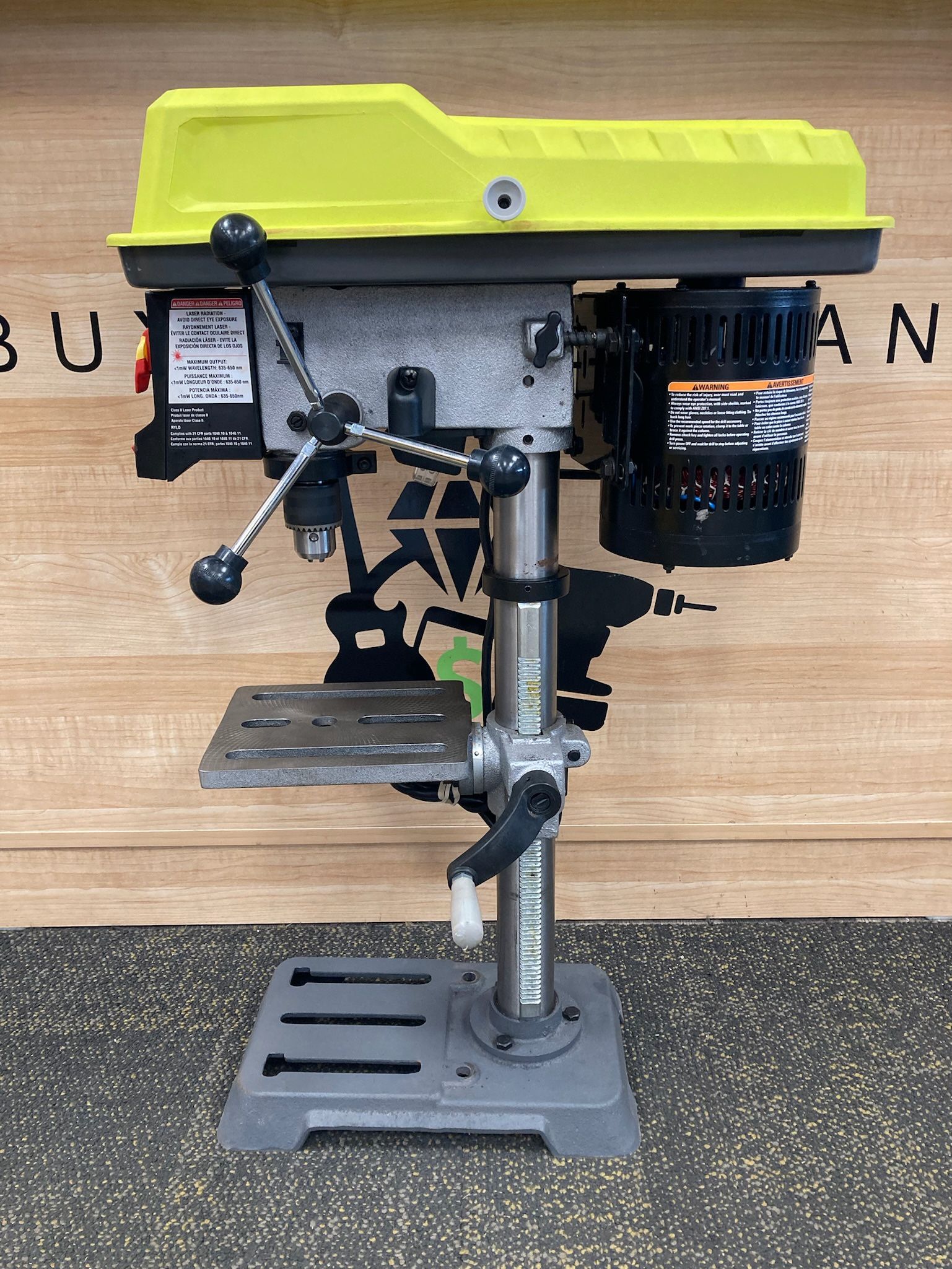 RYOBI DP103L 10 Speed Drill Press with EXACTLINE Laser Alignment