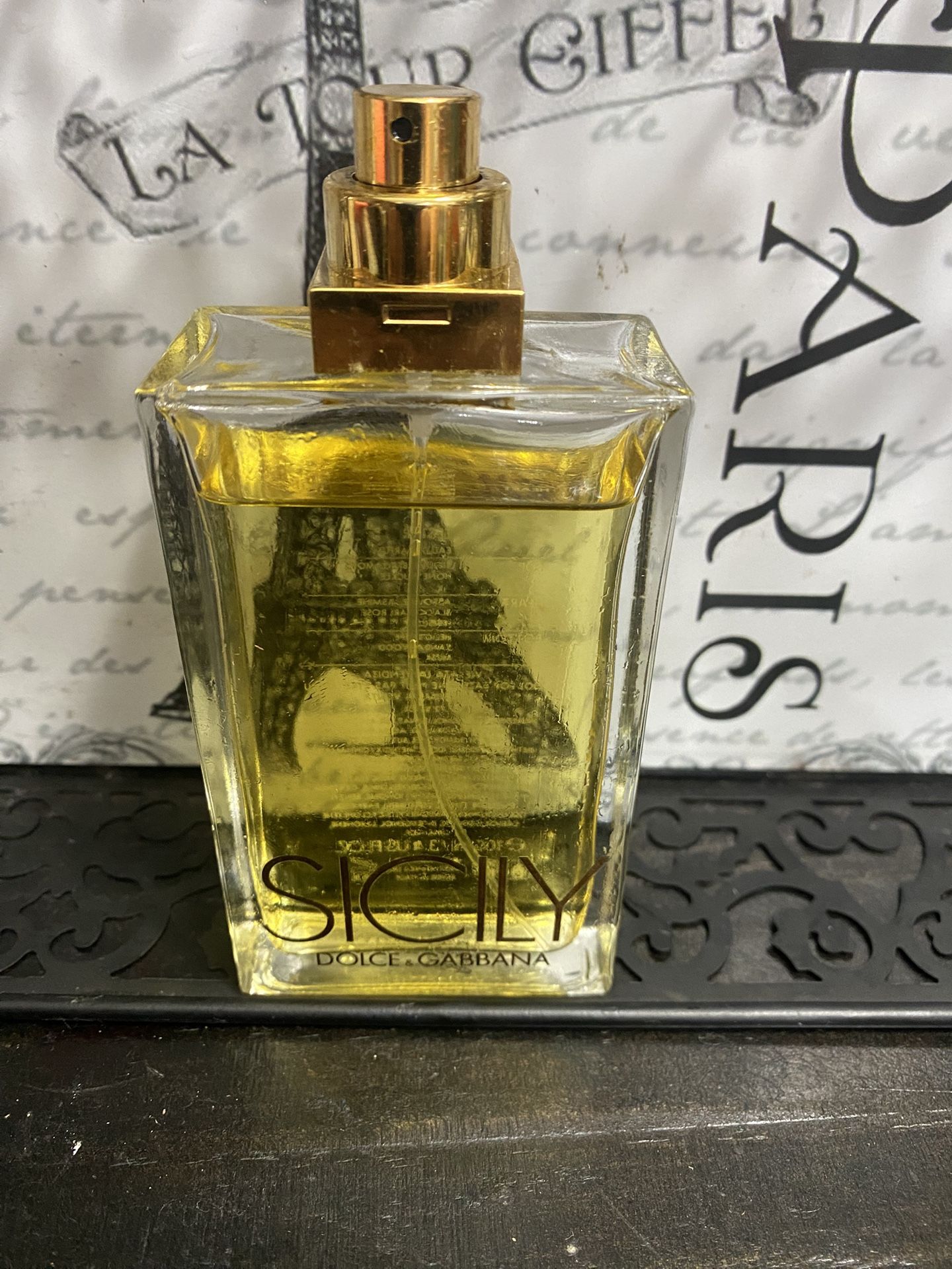 Vintage Dolce & Gabbana Sicily Eau De Parfum Perfume Spray 100ml 3.4 oz