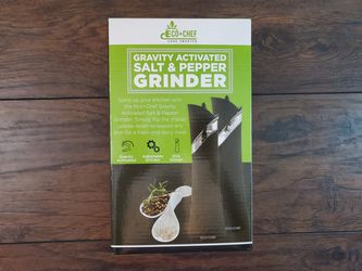 Gravity Activated Salt & Pepper Grinder Set