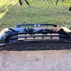 2006-2008 Honda Civic Front Bumper Black Color 