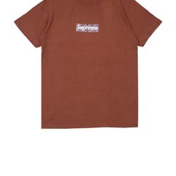 supreme brown bandana box logo size Large used