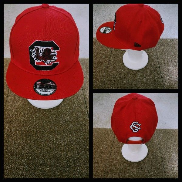 SOUTH CAROLINA GAMECOCKS NCAA COLLEGE SNAPBACK HAT.