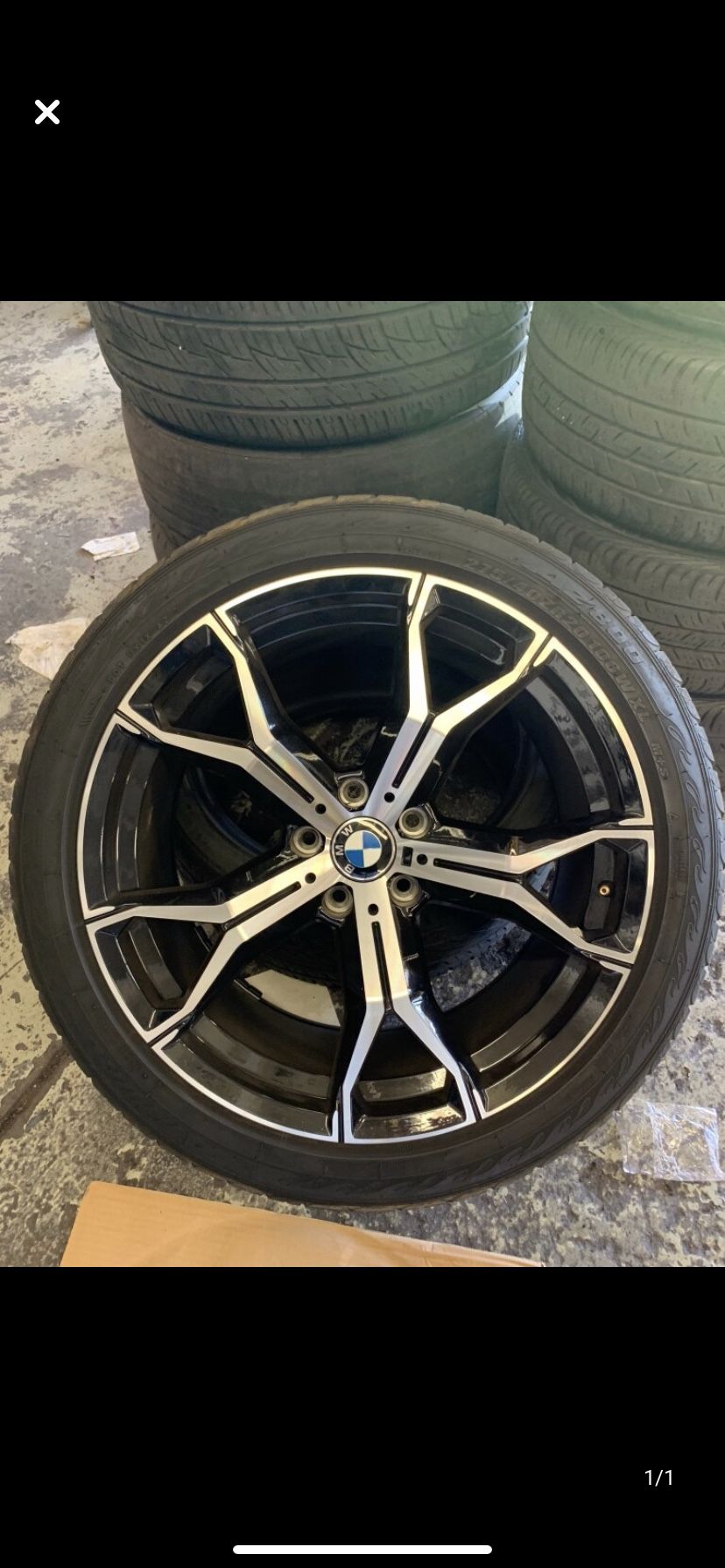 BMW X5 x6 x5m style 20” rims tires set
