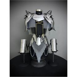 Women’s Medieval Knight Armor M-L Solid Steel 