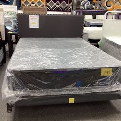 Queen Size Headboard With Metal Frame $199