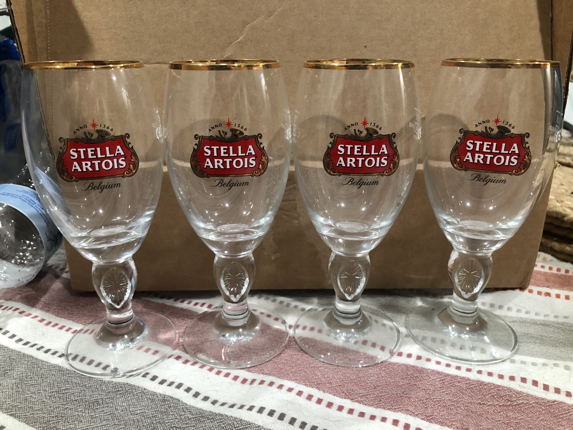 Stella Artois Belgium Lager Glasses 15cl
