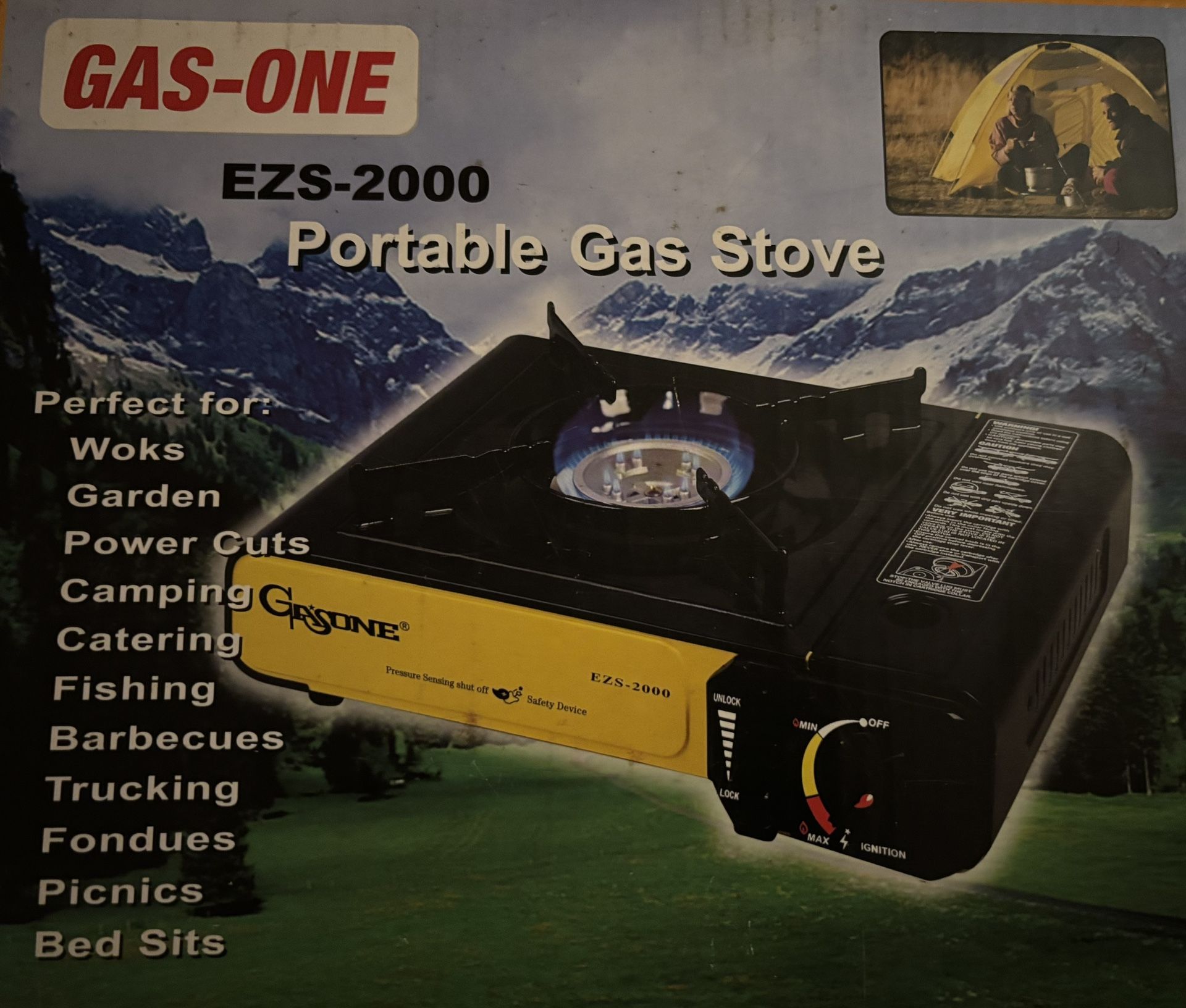 GAS-ONE EZS-2000 Portable Gas Stove