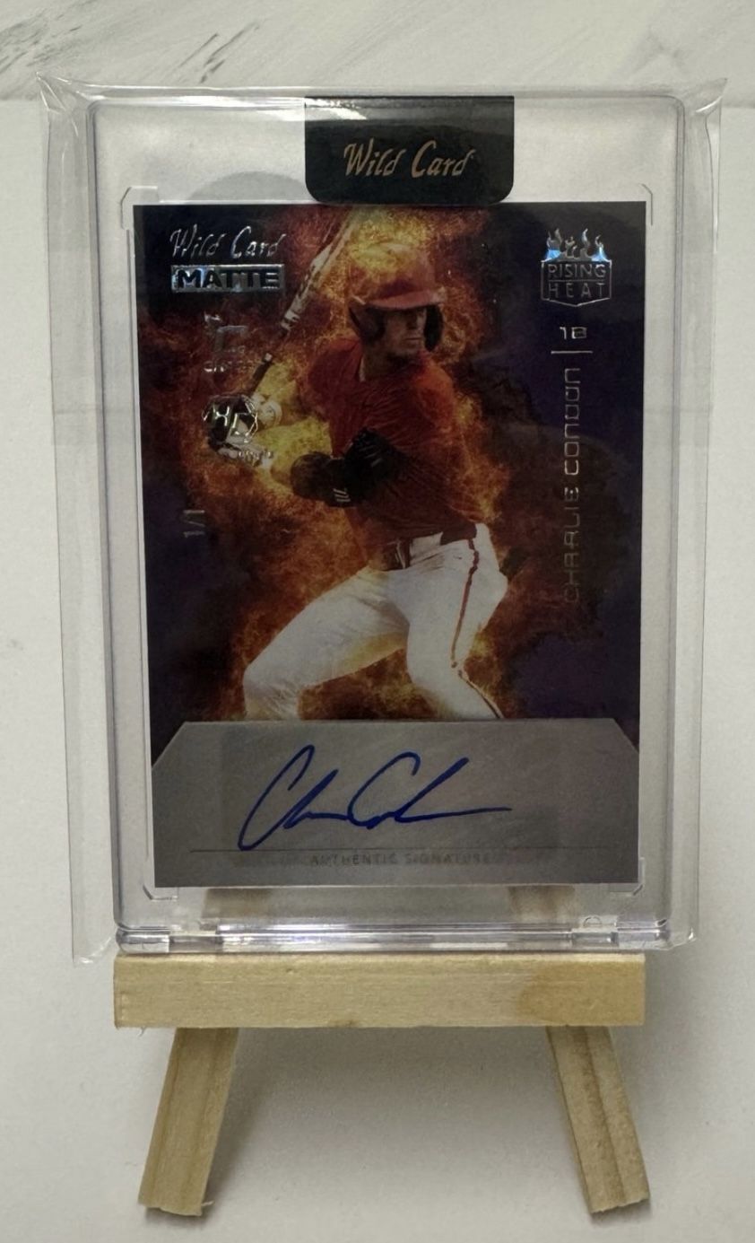 Charlie Condon Rookie Matte Wild Card Autograph Number 1/1 Rare Card Holo  Trading cards