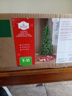 BRAND NEW BOX CHRISTMAS TREES 🎄 NEVER OPEN HAVE 8 BOXES $25.00 EACH BOX THANK YOU..🤗